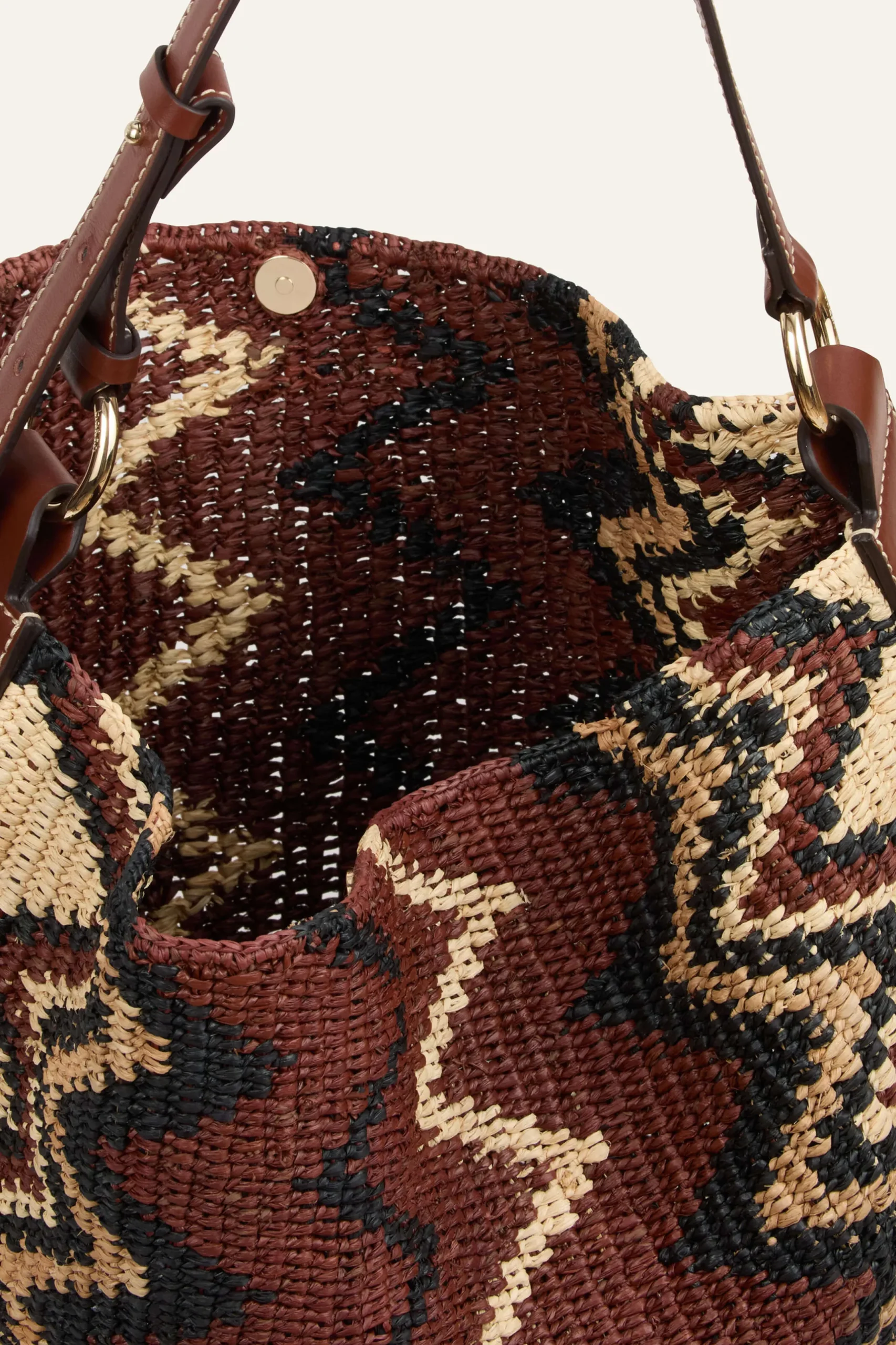 ARYA bolso hobo de rafia