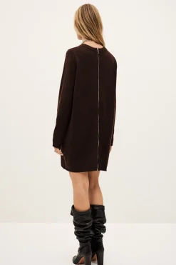 ATES vestido tipo suéter de punto