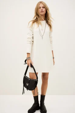 ATES vestido tipo suéter de punto