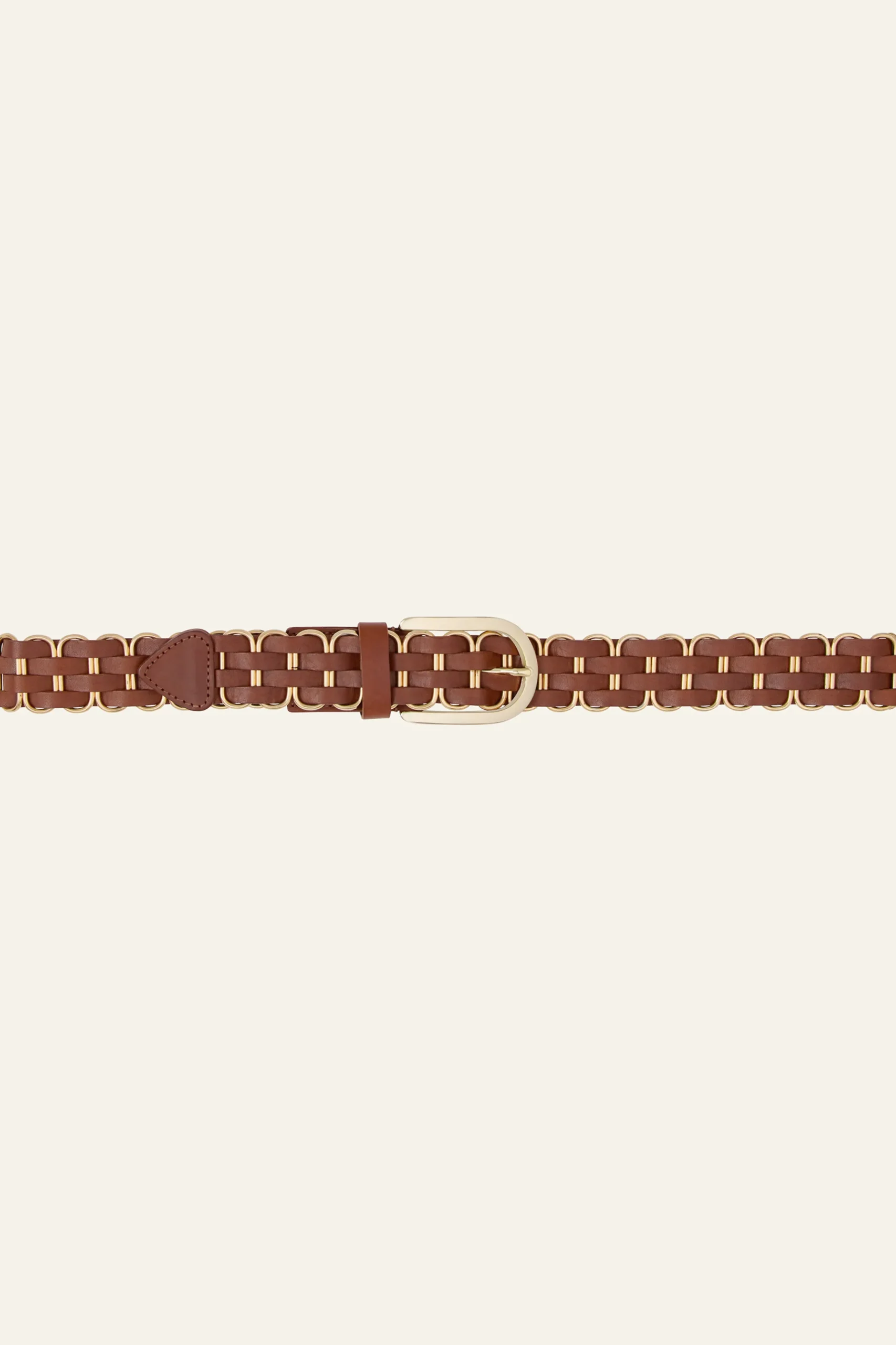 BECK cinturón de cuero trenzado € 175