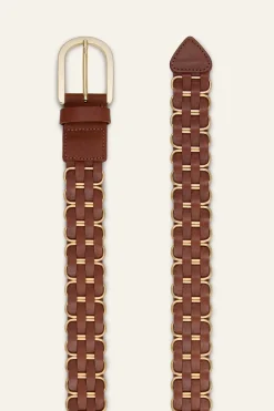 BECK cinturón de cuero trenzado € 175