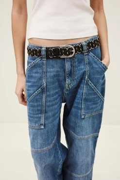 BECK cinturón de cuero trenzado € 175