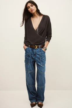 BELINE suéter cruzado