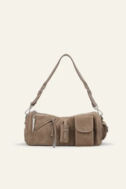 BENI bolso baguette de ante