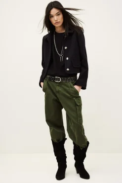 BERADITH chaqueta corta ajustada