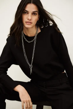 BRANNY top abullonado tipo kimono