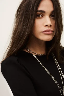 BRITANIE suéter con mangas abullonadas