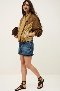 CISCA chaqueta con bolsillos asimétrica