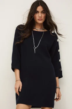 COLEEN vestido de suéter de cachemira