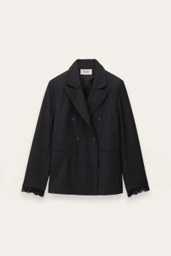 COLINE chaqueta de traje de rayas