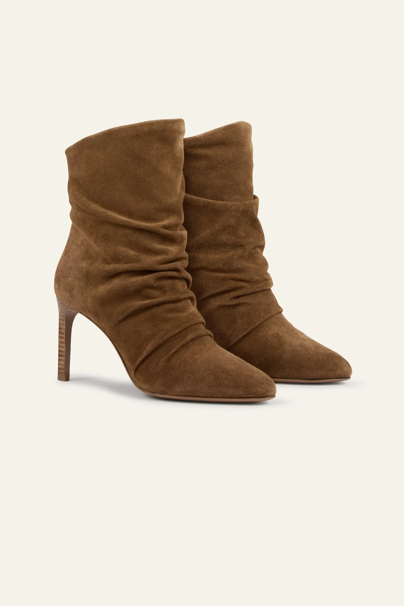 COLIVIA botines de tacón de ante