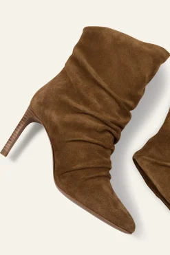 COLIVIA botines de tacón de ante