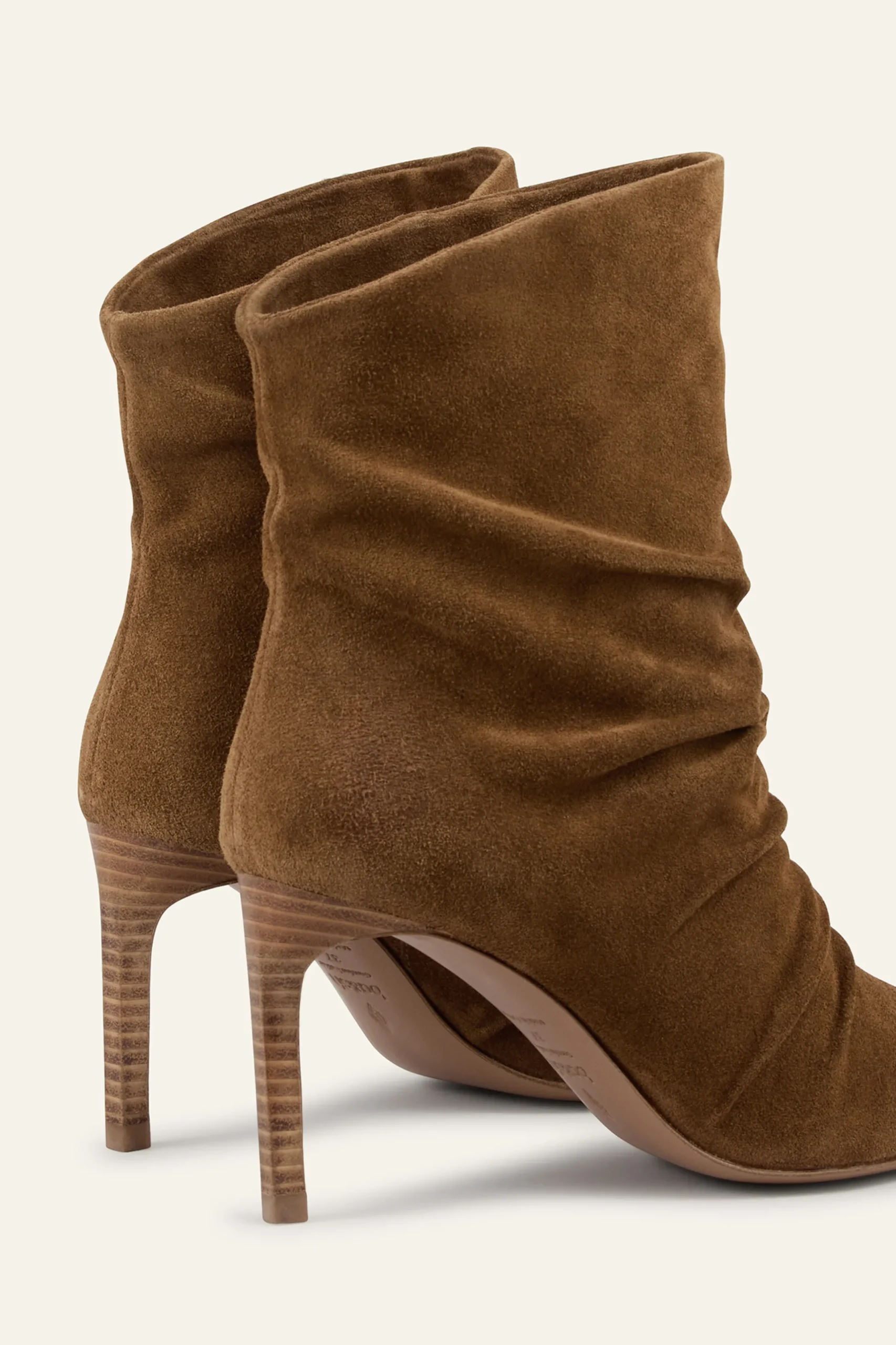 COLIVIA botines de tacón de ante