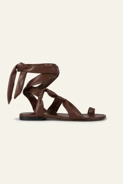 COVILLA sandalias planas anudadas