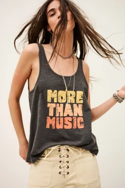 CULTE camiseta sin mangas estampada