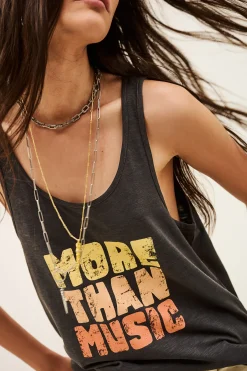 CULTE camiseta sin mangas estampada