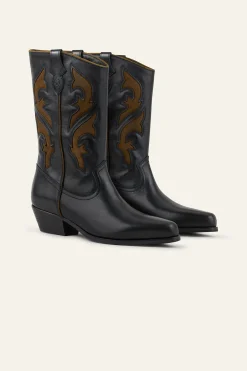 CURTIS botas santiags de cuero