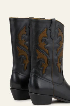 CURTIS botas santiags de cuero
