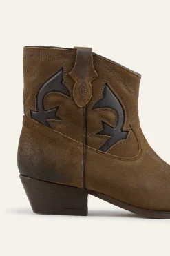 CURTIS botines santiags de ante