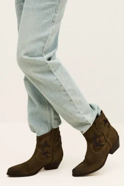 CURTIS botines santiags de ante