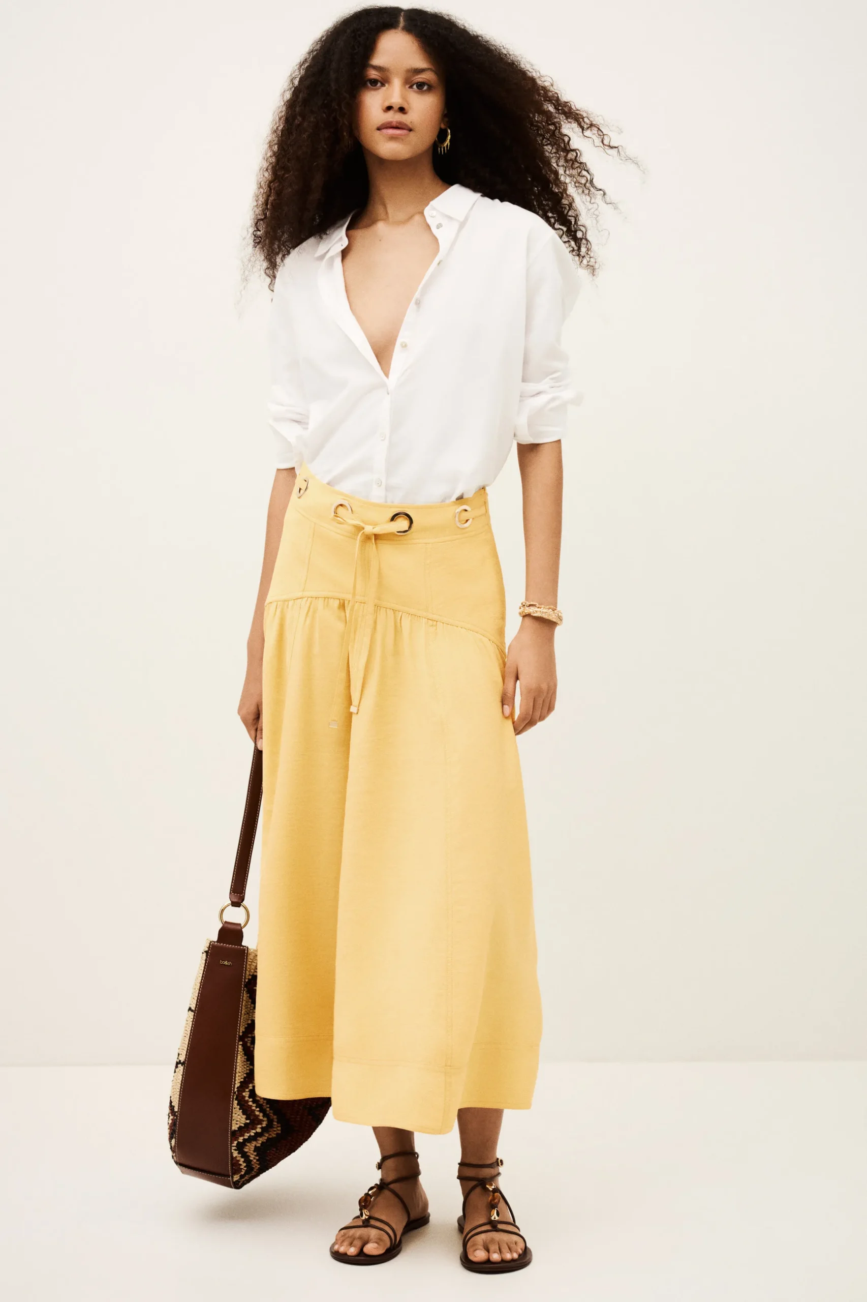 DONIA falda midi
