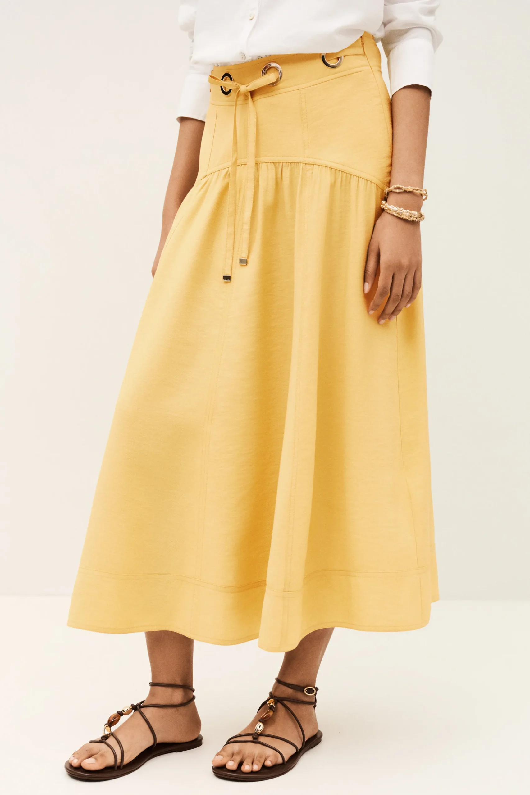 DONIA falda midi