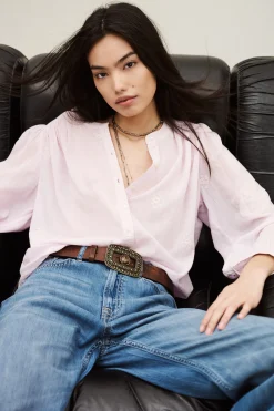 DUHA blusa de algodón oversize