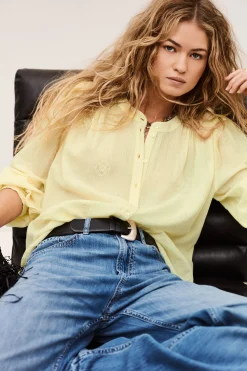 DUHA blusa de algodón oversize