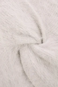 FILL suéter de cuello redondo con espalda descubierta