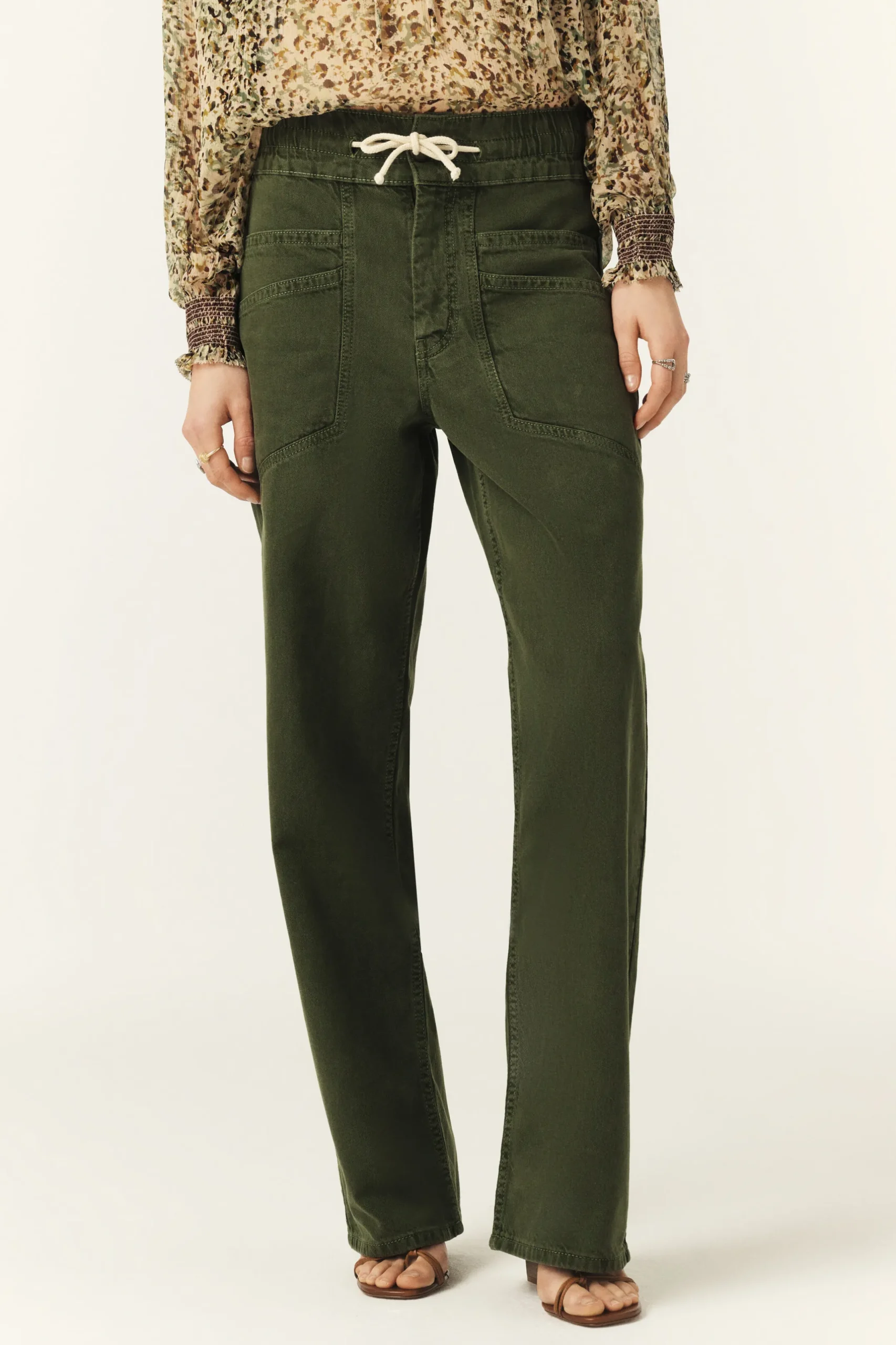 FIMA pantalones rectos sueltos