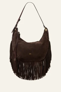 FRANGES bolso hobo con flecos