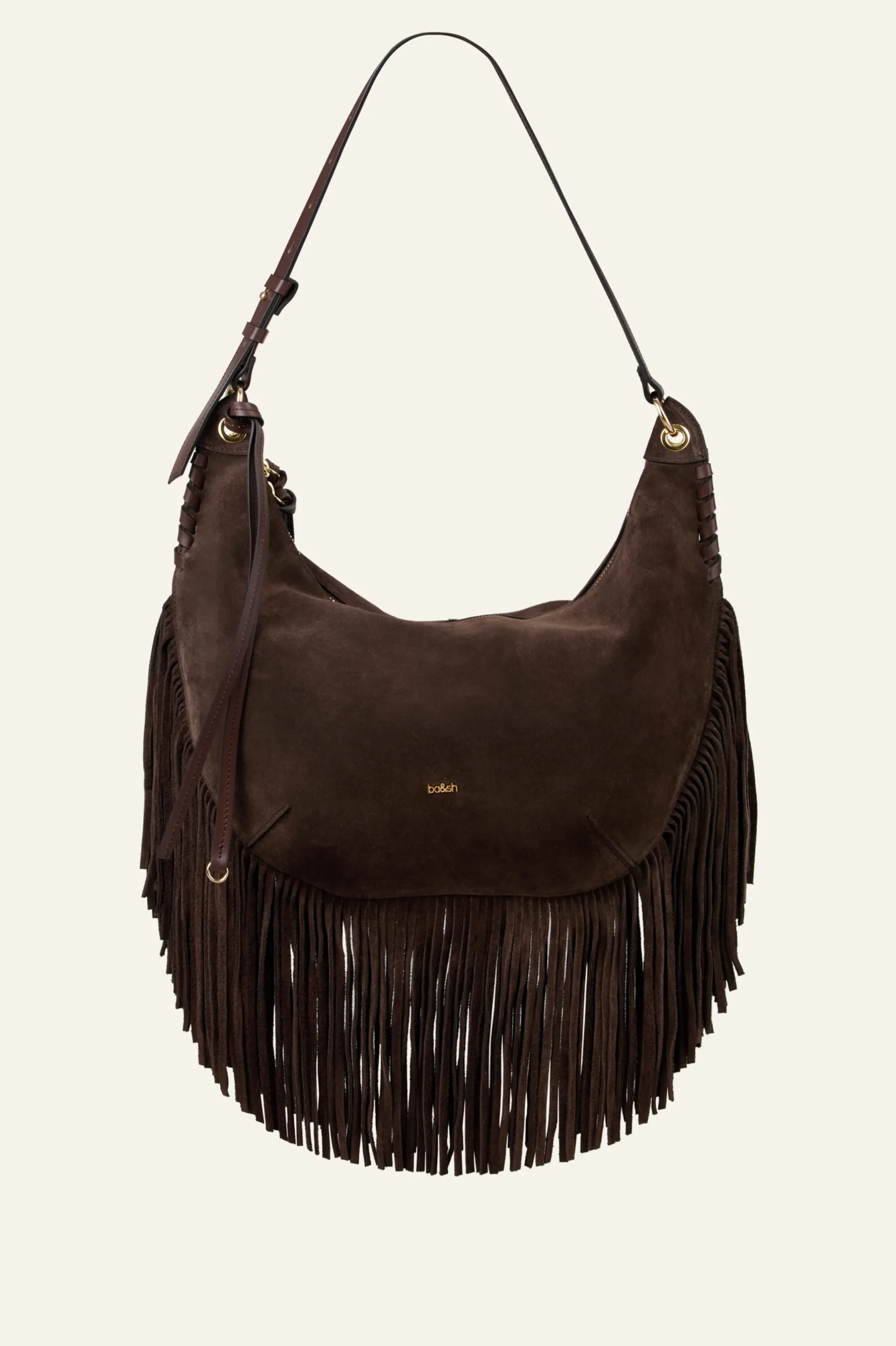 FRANGES bolso hobo con flecos