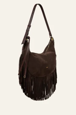 FRANGES bolso hobo con flecos