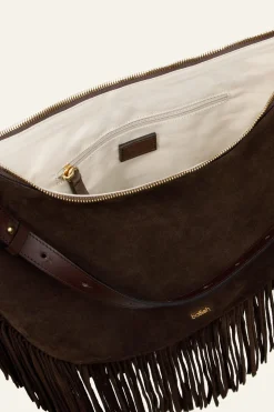 FRANGES bolso hobo con flecos