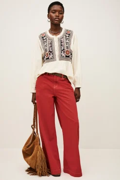FUSC denim-look trousers
