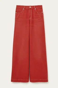 FUSC denim-look trousers