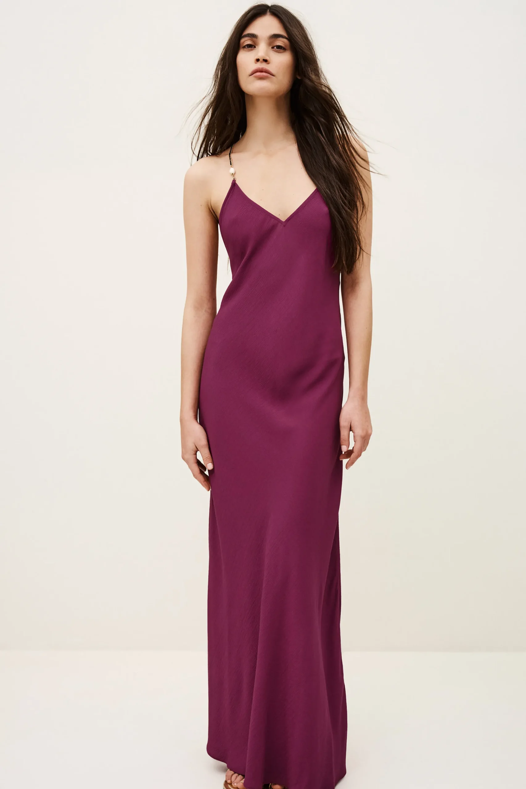 HANY vestido espalda descubierta viscosa