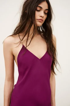 HANY vestido espalda descubierta viscosa