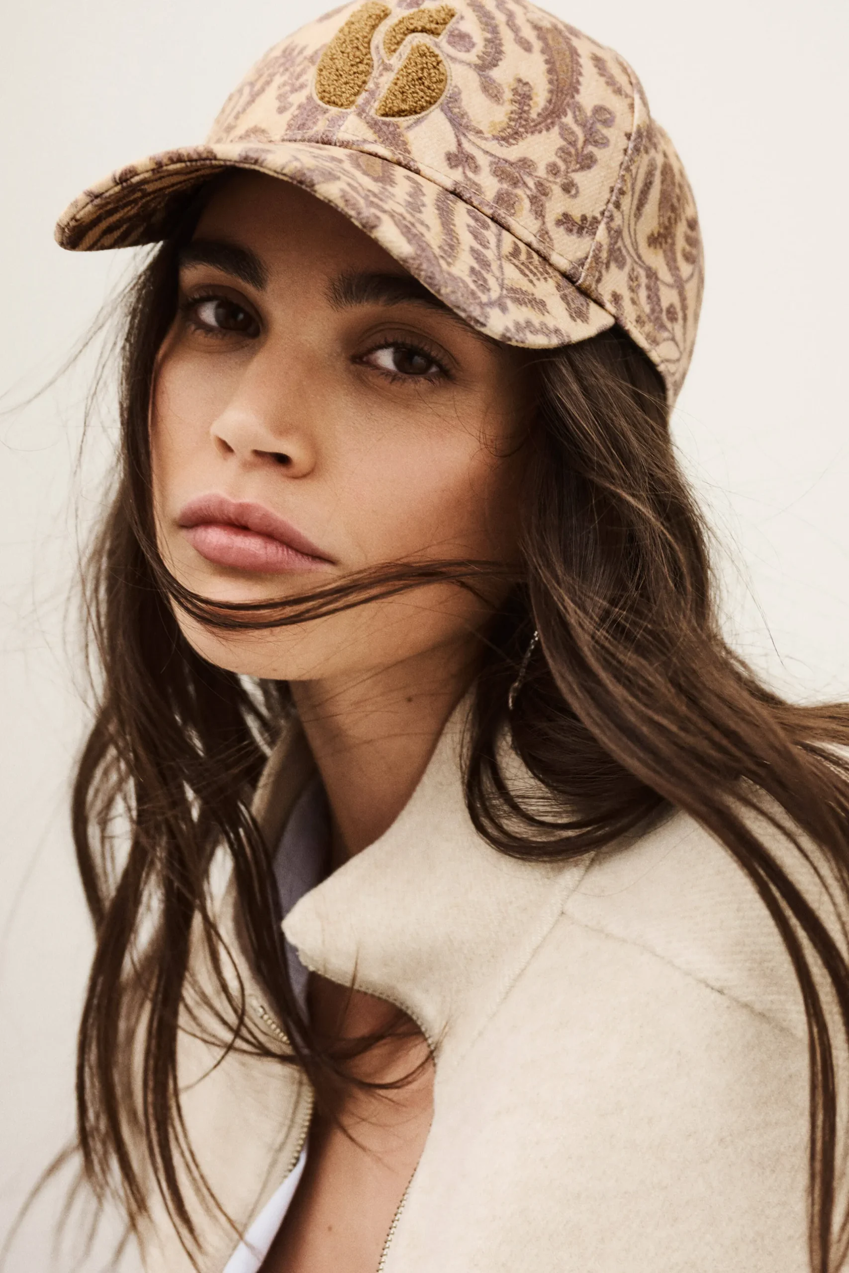 HARI gorra de algodón estampada