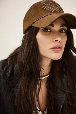 HARSHA gorra de cuero
