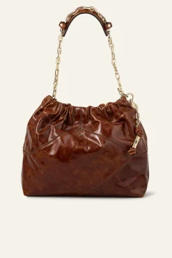 JUNE bolso de mano de cuero