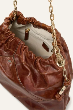 JUNE bolso de mano de cuero