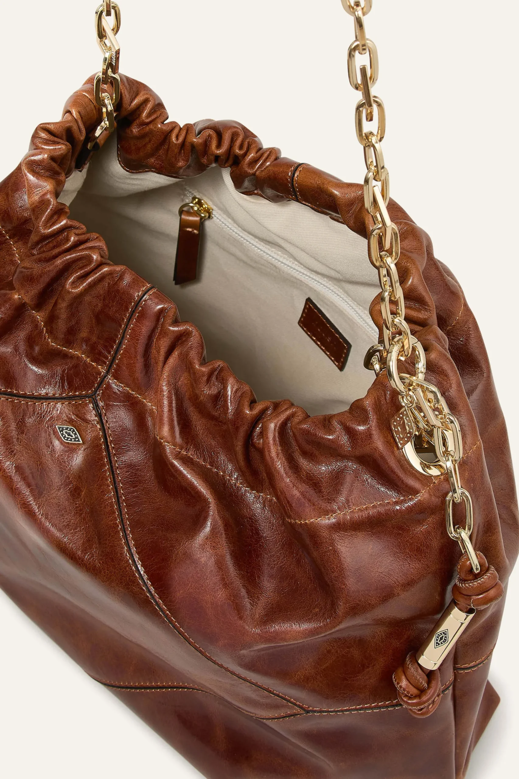 JUNE bolso de mano de cuero