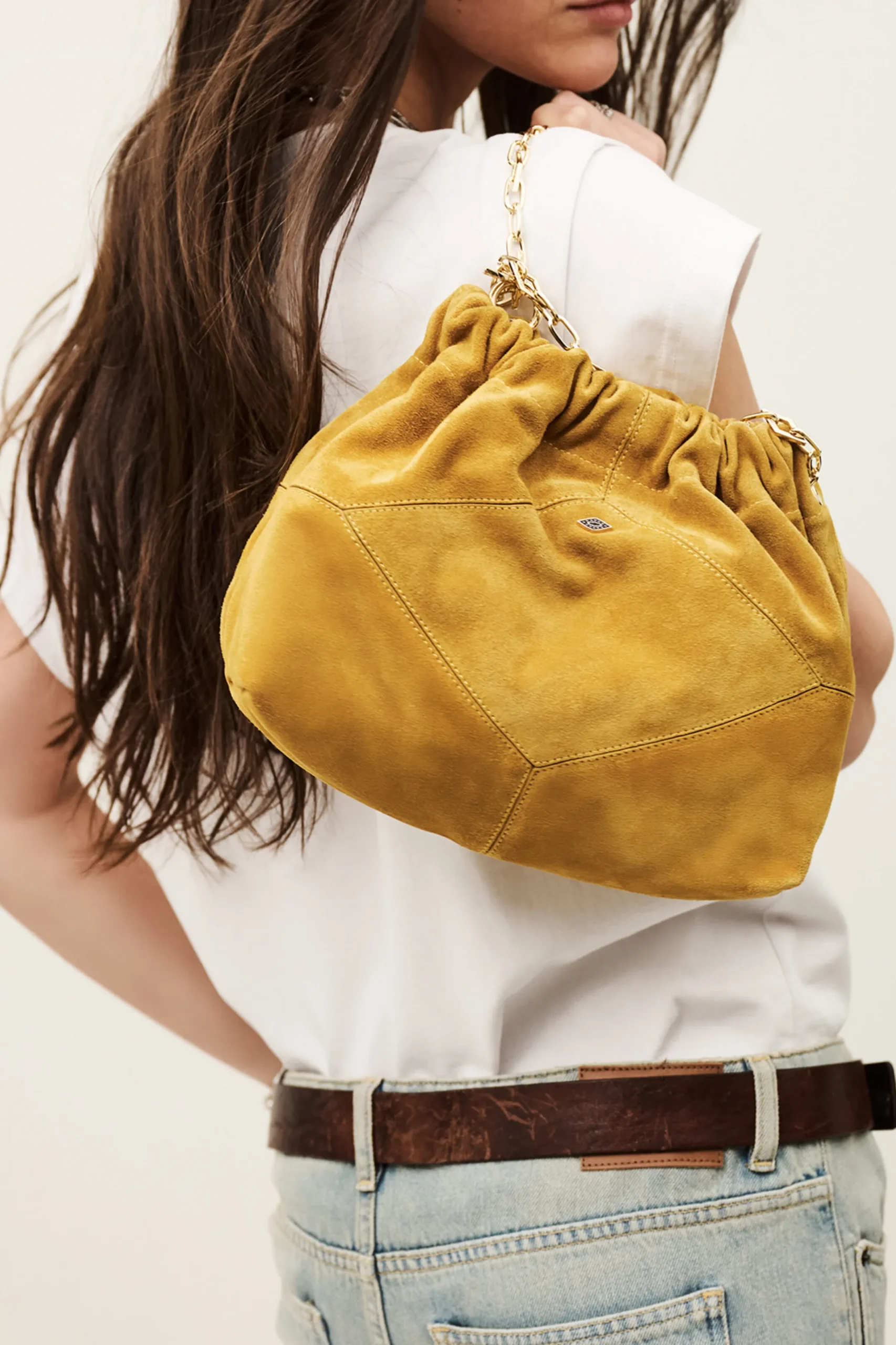 JUNE bolso tote mini de ante