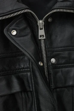 KASSIA chaqueta de cuero oversize