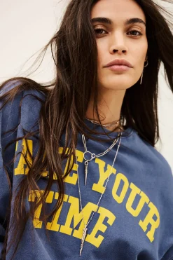 KEYRA sudadera de algodón oversize