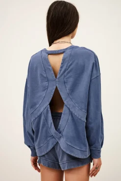 KEYRA sudadera de algodón oversize