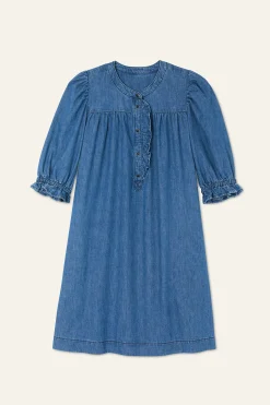LICONI vestido corto de mezclilla