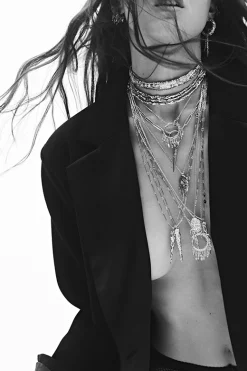 LINA collar largo con aro