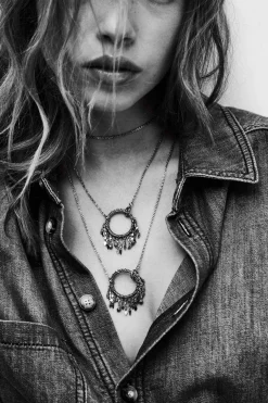 LINA collar largo con aro